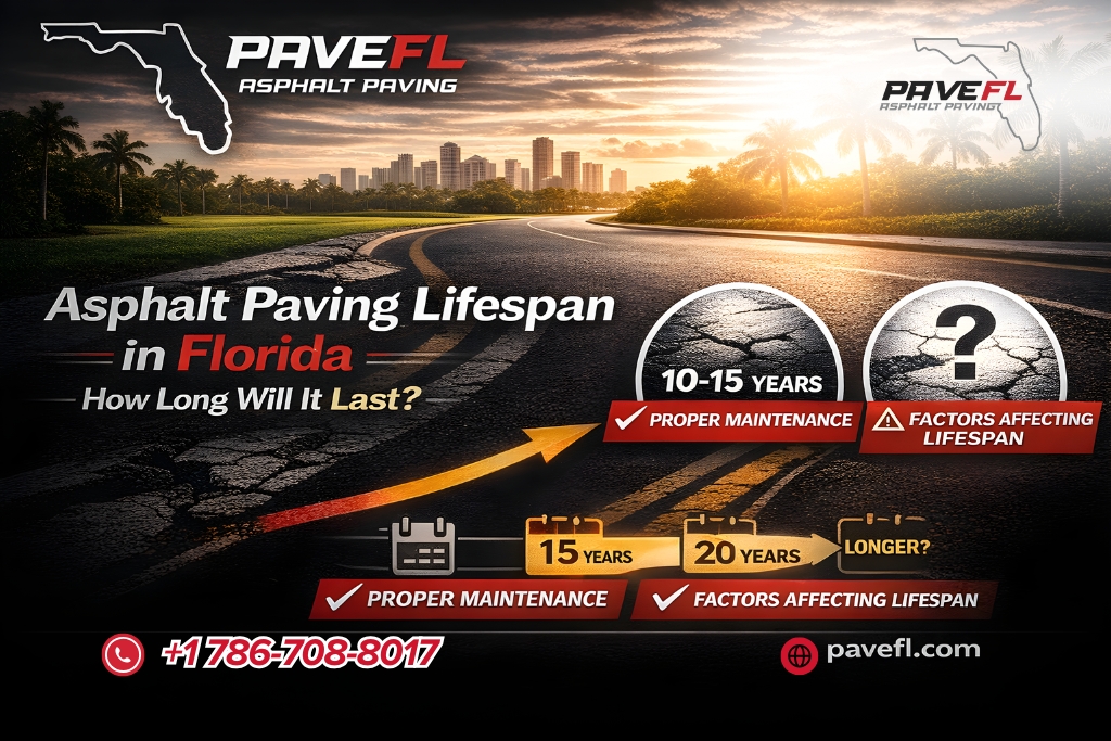 asphalt paving lifespan in florida: how long will it last?