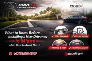 what to know before installing a new driveway in miami