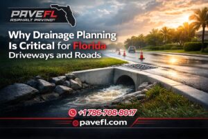 why drainage planning is critical for florida driveways and roads