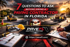 7 questions to ask before hiring a paving contractor in florida