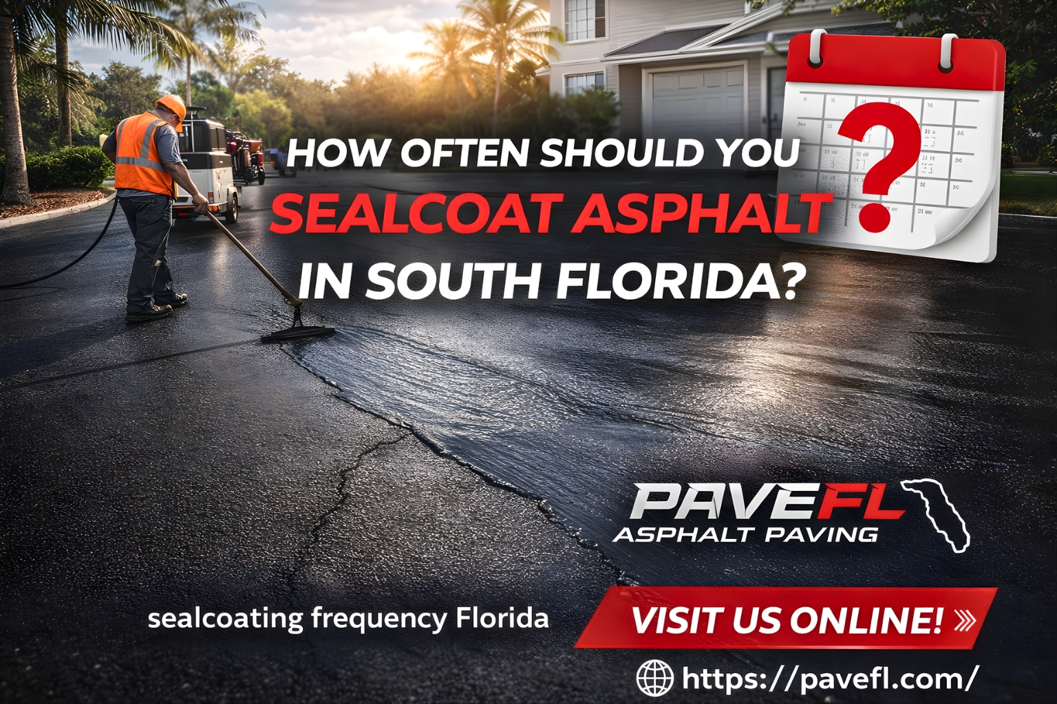 how often should you sealcoat asphalt in south florida?