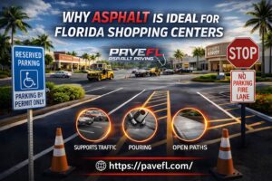 Why Asphalt Is Ideal for Florida Shopping Centers