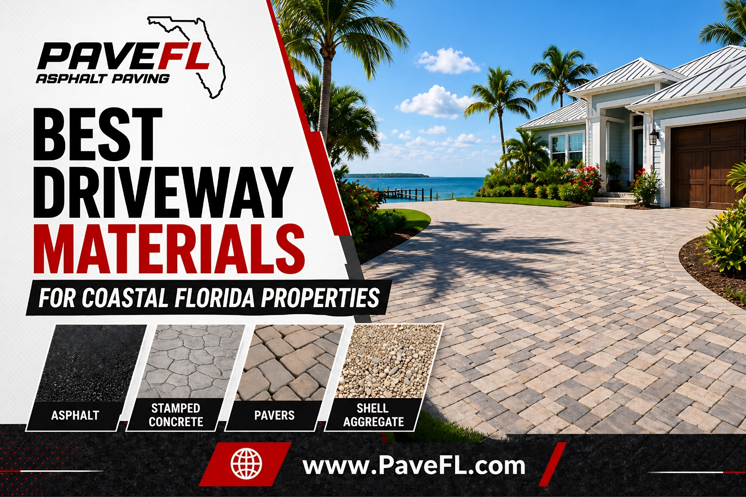 Driveway Materials for Coastal Florida Properties