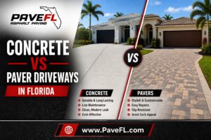 Concrete vs Paver Driveways in Florida