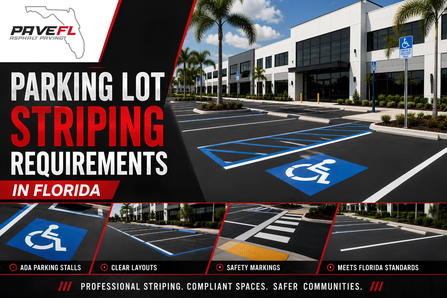 Parking Lot Striping Requirements in Florida