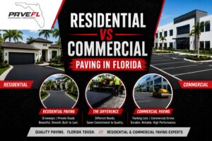 Residential vs Commercial Paving in Florida