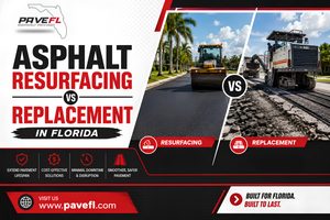 Asphalt Resurfacing vs Replacement in Florida