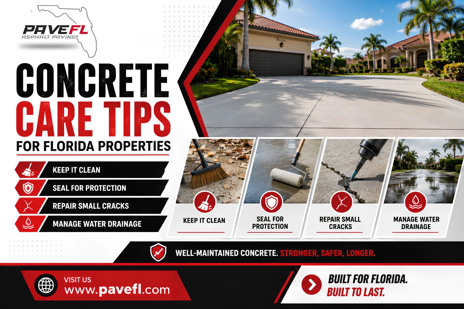 Concrete Care Tips for Florida Properties