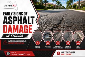 Early Signs of Asphalt Damage in Florida