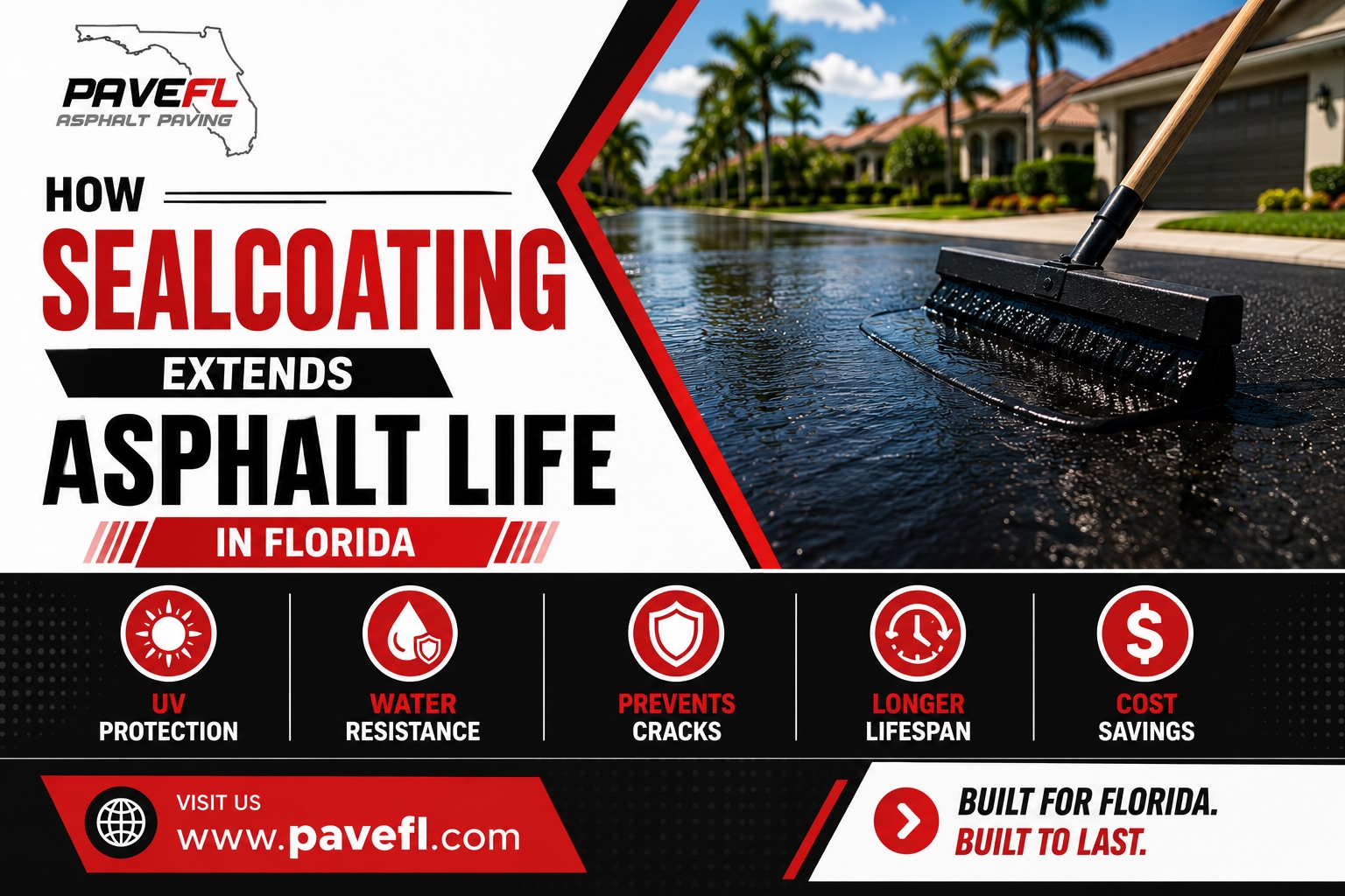 How Sealcoating Extends Asphalt Life in Florida