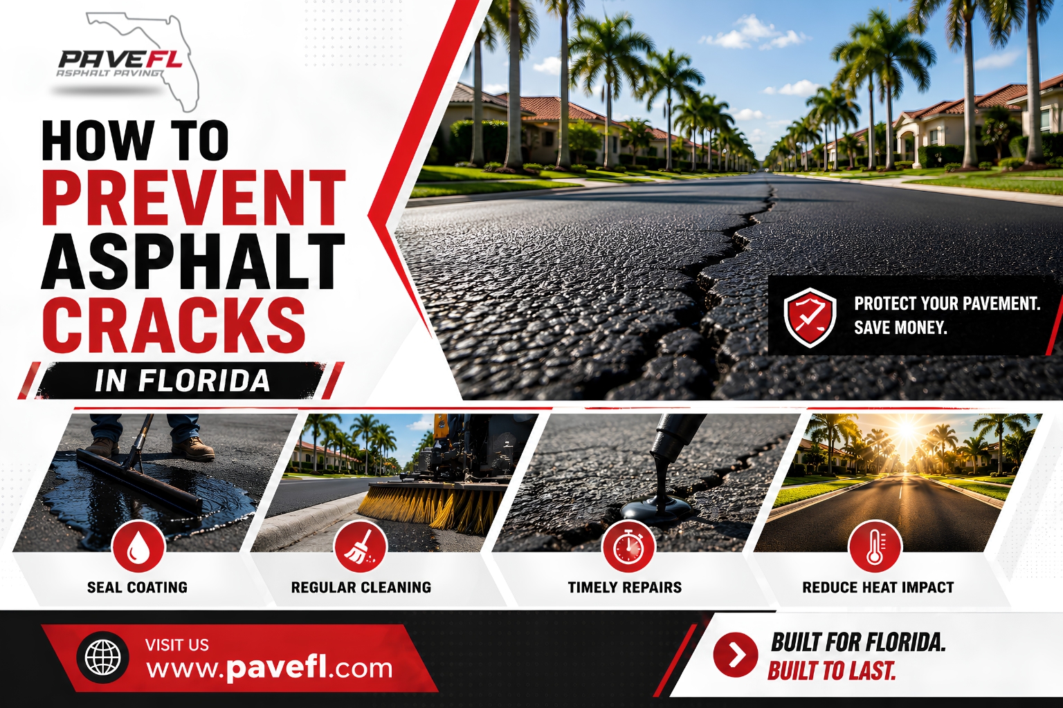 How to Prevent Asphalt Cracks in Florida